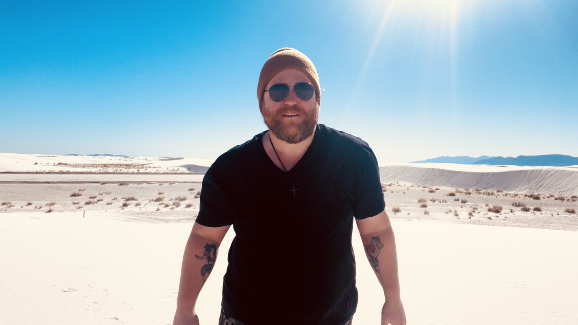 Bryce at White Sands